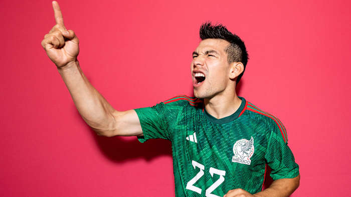 Mexico star Hirving Lozano’s World Cup portrait